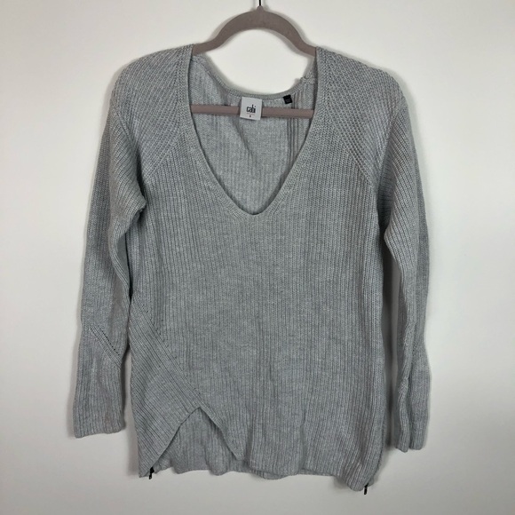 Cabi side zip asymmetrical sweater‎ - Picture 1 of 10